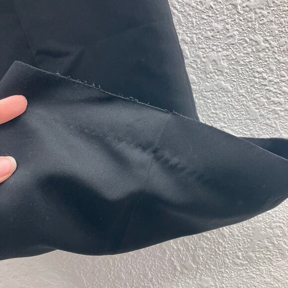 Croft & Barrow Black Flat Front Zip Hook Eye Pockets Chino Slacks Trouser Pants - Picture 9 of 10